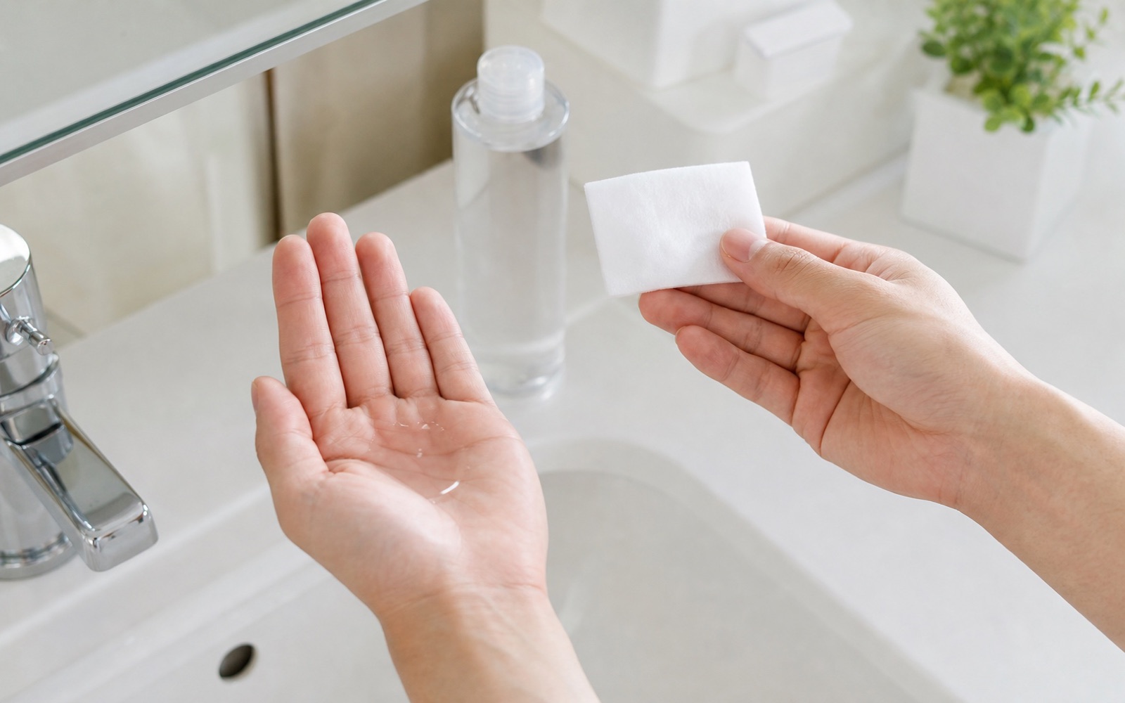 メンズ化粧水は手とコットンどっち?元BAが断定